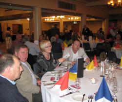 At the dinner