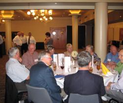 At the dinner