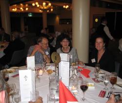 At the dinner