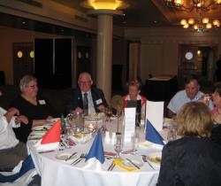 At the dinner