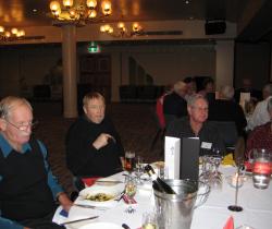 At the dinner