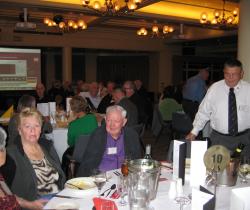 At the dinner