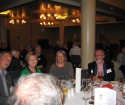 At the dinner