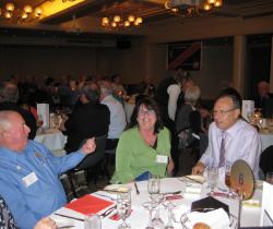 At the dinner
